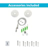 Luminaire LED 72W POTSDAM BLANC 200cm UGR17 - Image 8