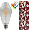 Ampoule LED filament DIAMANT 7W E27 Ambre Décorative - Image 4