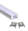 Profilé alu U saillie 2m diffuseur opale + accessoires - Image 10