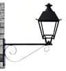 Support mural et colonne modèle Forja 60cm Noir brillant - Image 5