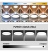 Plafonnier LED Bonn Noir 6-12W 5CCT IP44 - Image 4