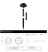 Piquet LED Solaire de Jardin GENK – Éclairage Extérieur CCT IP65 - Image 15