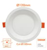 Downlight LED Circulaire 12W OSRAM CCT UGR17 - Image 2