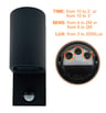 Applique LED Intérieur et Extérieur - IP65 - GU10 - Avec Détecteur de Mouvement PIR - Image 2