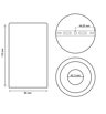 Applique Plafond Basculante GU10 MR16 Blanc - Image 2