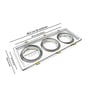 Cadre triple AR111 - orientable blanc - Image 4