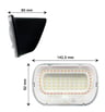Applique solaire RING avec capteur de présence PIR - 5700K+Jaune - Image 8