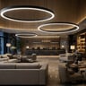 Suspension LED SOLARIS circulaire 90cm 38W DALI - Image 9