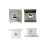 Profilé alu encastré blanc/noir LED 2m - Image 5