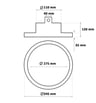 Cloche LED UFO Diamond 200W Philips 170lm/W IP65 - Image 6