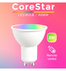 Spot LED GU10 8W RGB+3000K 110° Télécommande - Image 2