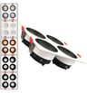 Cadre basculant quadruple Oculus GU10/MR16 blanc - Image 3
