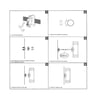 Applique murale LED - 18W - SOLNA - Couleur CCT Sélectionnable - IP65 - Image 3