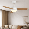 Ventilateur Plafond TICO LED 37W CCT Blanc/Pin 92cm - Image 3