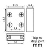 Kit connecteurs LED COB SMD 10mm + tournevis IP20 - Image 3