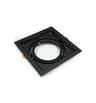 Cadre double AR111 - orientable noir - Image 1