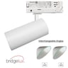 Projecteur sur Rail LED NEW MAYA Triphasé | Driver Philips Xitanium | 3CCT & Puissance Sélectionnable (34W-40W) / UGR13 - Image 6