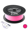 Néon LED circulaire flexible 220V 25m 16mm Rose - Image 1