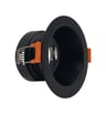 Anneau Fixe Circulaire GU10 MR16 Noir - Image 1