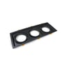 Cadre triple orientable noir pour AR111 - Image 1