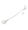 Connecteur de courant pour bande LED 220V / 10mm + Embout - Image 1
