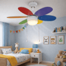 Ventilateur Plafonnier LED RAINBOW E27 53W Multicolore 76cm - Image 3