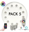 Pack 5 LED Piscine RGB PAR56 36W IP68 DC12V INOX 316 - Image 7