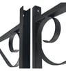 Support Mural et Colonne Modèle Forja 60cm Noir Mat - Image 3