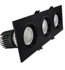 Downlight LED 45W Triple Orientable Noir CRI92 UGR13 - Image 1