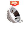 Anneau d'encastrement Rond pour LED GU10 MR16 - IP65 - Ø80mm - Aluminium - Image 2