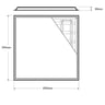 Panneau LED 60x60 40W 4380lm UGR19 Driver Philips - Image 2