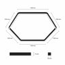 Suspension LED hexagonale POLARIS 3CCT 152cm - Image 2