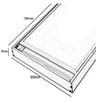Boitier saillie dalle LED / 120x60 blanc - Image 2