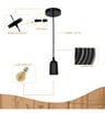 Lampe Suspension LED - Noir - 26W - E27 - Plat - Image 4