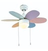 Ventilateur Plafonnier LED RAINBOW E27 53W Multicolore 76cm - Image 7