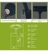 Spot sur Rail - BORNE NOIR - Pour lampes GU10 / Aluminium Monophasé - Image 2