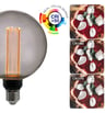 Ampoule LED moderne en cristal fumé - 4W E27 G125 - Image 9