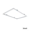 Cadre Encastré pour Panneaux LED / 30x60cm - Image 1