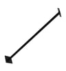 Support Noir pour Projecteur LED – Hauteur 100 cm – Fixation Robuste pour Éclairage Extérieur - Image 1