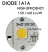 LED GU10 8W Crystal Haute Luminosité 24° TRIAC - Image 5