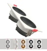 Cadre Basculant Double GU10 MR16 Blanc - Image 1