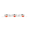 Anneau Cadre Triple GU10 LED Orientable Blanc - Image 4
