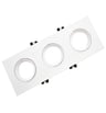 Anneau Cadre Double GU10 LED Orientable Noir - Image 3