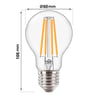 Ampoule LED filament 4W E27 A60 - Image 3