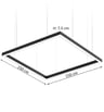 Suspension LED carré POLARIS 200W 3CCT 150x150cm - Image 2