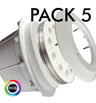 Pack 5 LED Piscine RGB PAR56 36W IP68 DC12V INOX 316 - Image 8