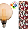 Ampoule LED moderne cristal ambre - 4W E27 G125 - Image 10