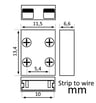 Kit connecteurs LED COB SMD 10mm + tournevis IP20 - Image 2