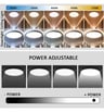 Plafonnier LED Bonn Noir 2-8W 5CCT IP44 - Image 5