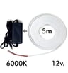 Pack ruban néon LED 6000K 6mm 12V alimentation - Image 2